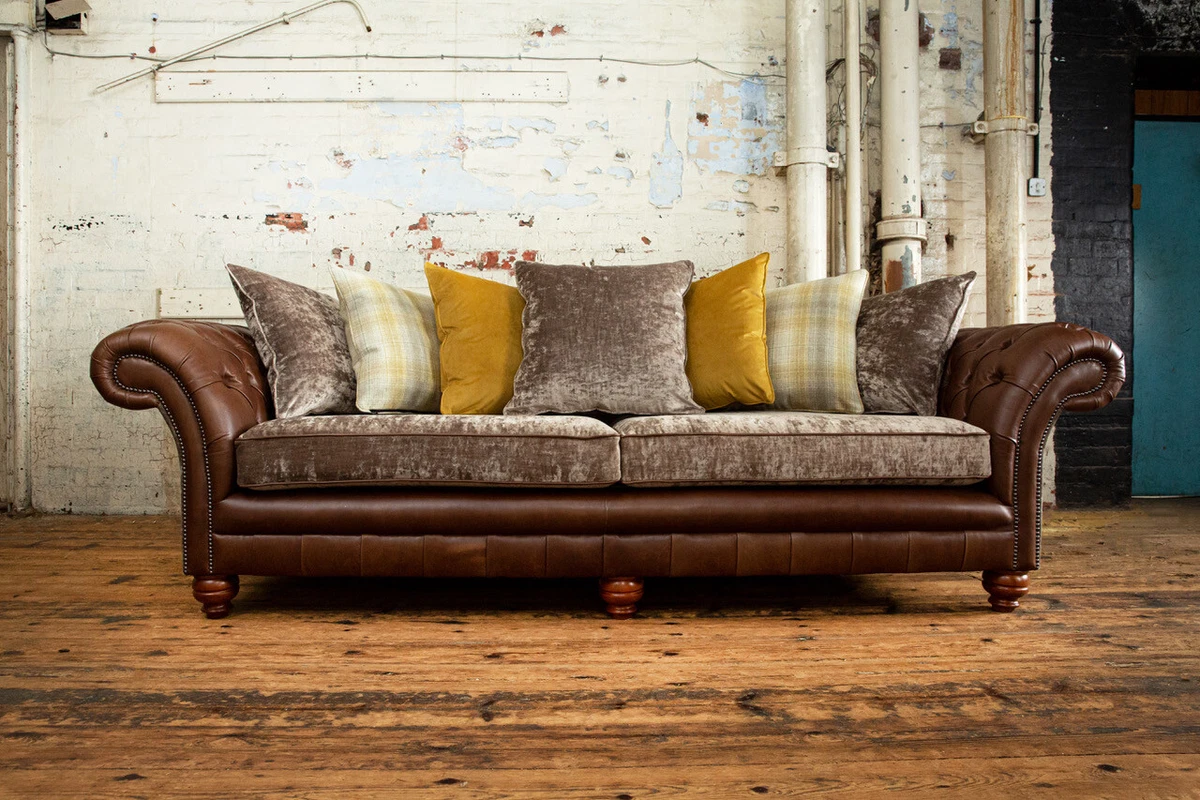 Chesterfield Sofa Fabric Couch