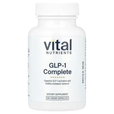 VITAL NUTRIENTS GLP-1 Complete, 60 Vegan Capsules Exp:01/2027 FREE Shipping