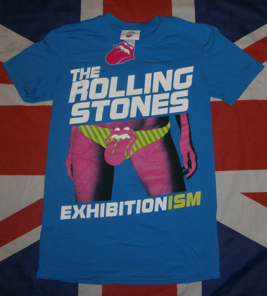 ROLLING STONES Exhibitionism OFFICIAL T-SHIRT Mick Jagger LIMITED