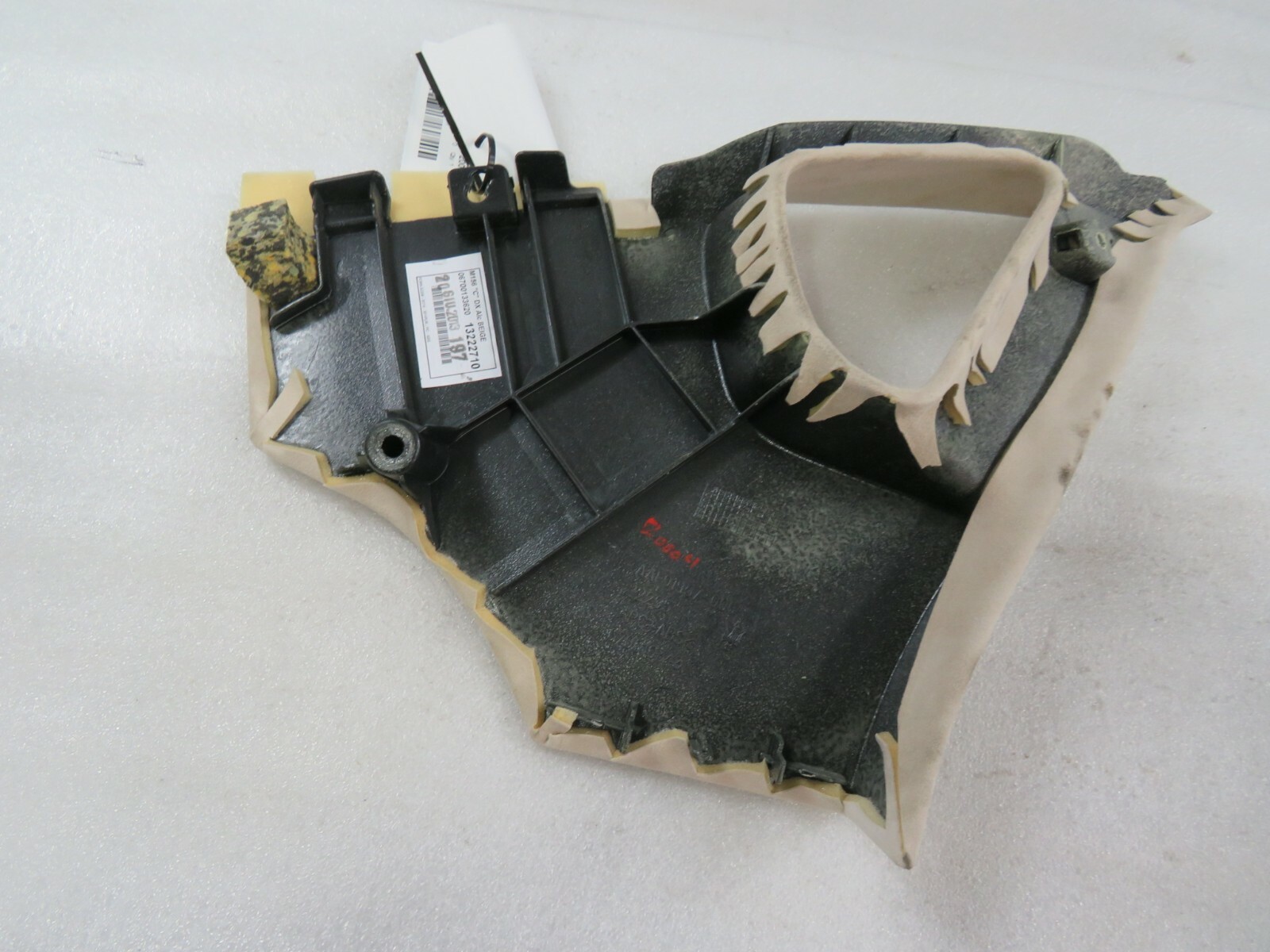 Maserati Quattroporte, RH, Right, Upper C-Pillar Trim Panel, Used, P/N 670071232