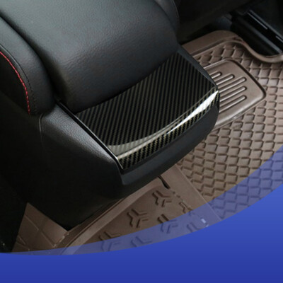 Carbon Fiber Center Console Armrest Box Overlay Cover For Honda Civic 10th Gen 