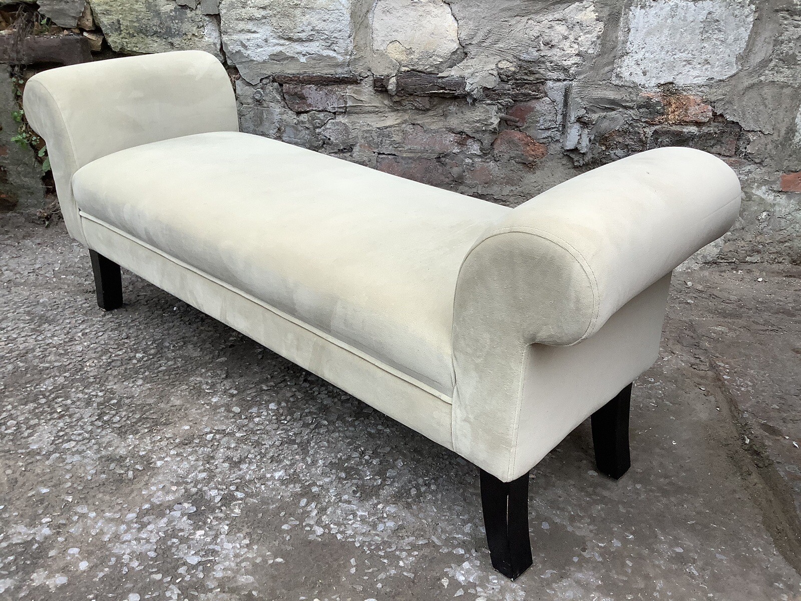 HOMESENSE CHAISE FRENCH SHABBY CHIC STYLE LONG BENCH SEAT eBay