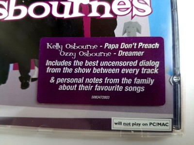 The Osbournes The Osbourns Family Album CD Brand New | eBay