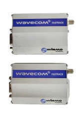 (LOT OF 2)- WAVECOM FASTRACK WISMO MODEM MODULE SILVER