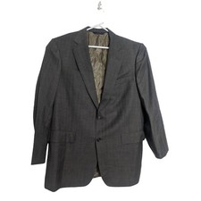 Brooks Brothers Wool Men's Grey Sport Jacket Blazer 2 Button Made in USA 44 LONG