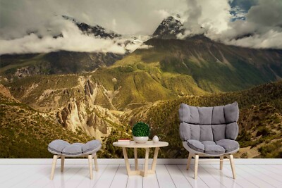 3D Landscape Cloud Sky Mountain Self-adhesive Removable Wallpaper Murals Wall