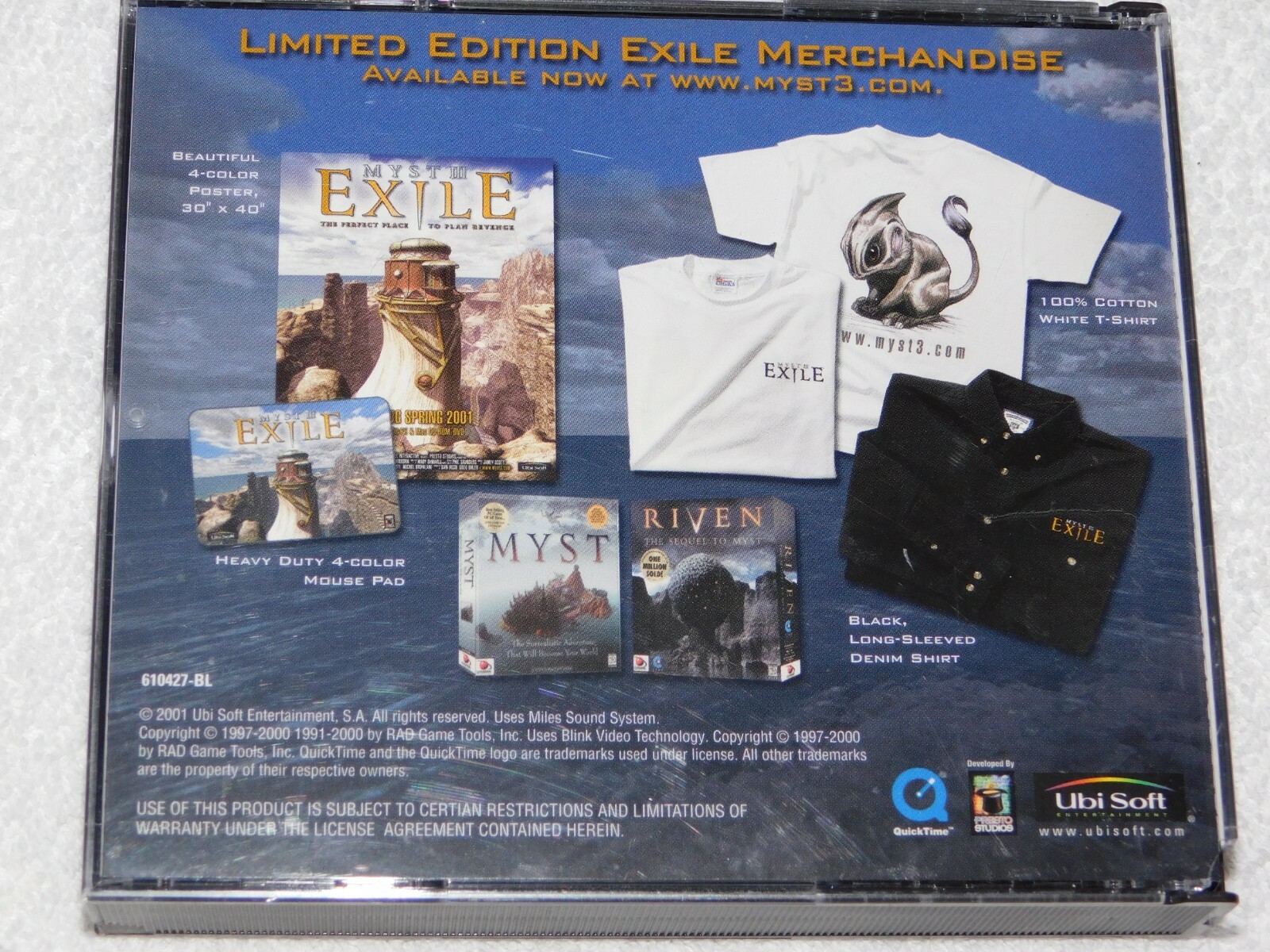 Myst Iii Exile Collector S Edition Windows Mac 01 For Sale Online Ebay