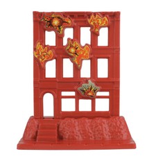 TimMee Processed Plastic BRICK BUILDING Fire Tim Mee Army Men Playset Accessory
