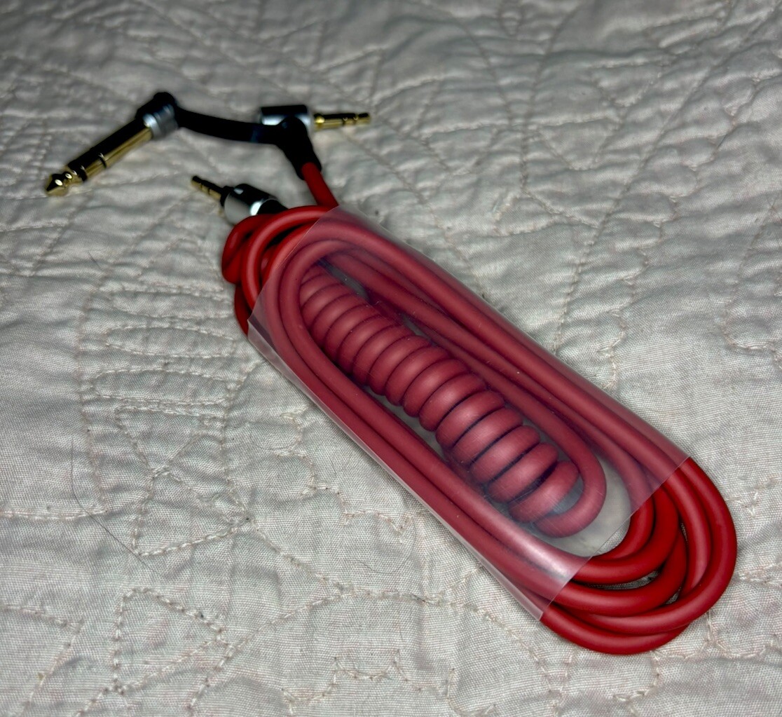 Beats Audio Coiled Cable f/ Dr Dre Solo Pro Mixr Pro Detox Studio Headphones NEW