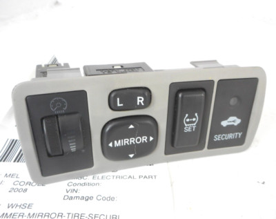 Toyota Corolla Dash Dimmer Mirror Control Switch OEM 2008