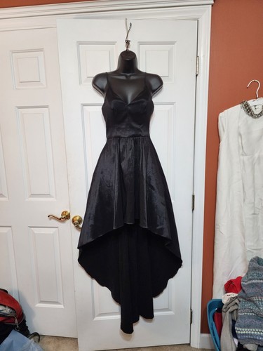B Darlin Black High Low Dress Juniors Size 5/6