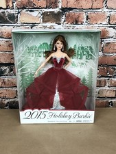 Barbie navideña CHT00 2015 pelirroja pelo rojo exclusiva de Kmart 887961087161 ¡Nueva!