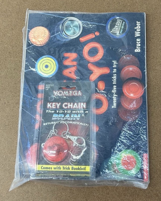 1999 YOMEGA  Yo Yo Keychain &  Trick Booklet 