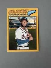 2026 Topps Heritage SP #51 Jurickson Profar Atlanta Braves Yellow