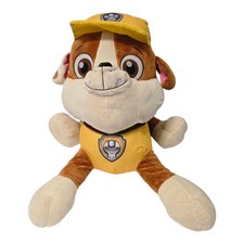 Paw Patrol Rubble Construction Pup Bedding Super Soft Plush Cuddle Pillow Buddy