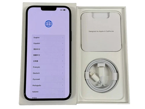Apple iPhone 14 256GB Factory Unlocked All A2649 + Preinstalled Tempered Glass