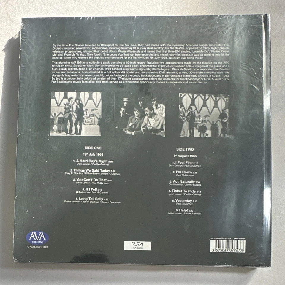 THE BEATLES - Nights In Blackpool…Live - Ltd Vinyl+DVD Book Set LP - New/Sealed - Image 3 of 4