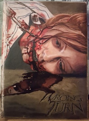 Wrong Turn 4K Mediabook - Nameless Cover F Wattiert -neuwertig