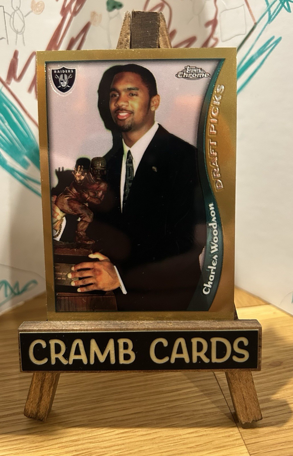 1998 Topps Chrome - Draft Picks Charles Woodson #44 (RC)