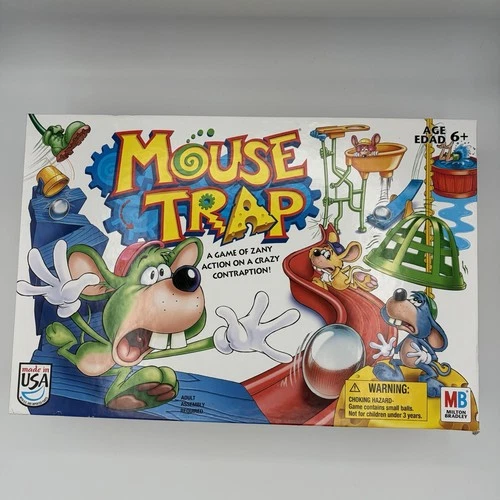 VINTAGE Mouse Trap COMPLETE Milton Bradley 2005 Classic Board Game Kids Family