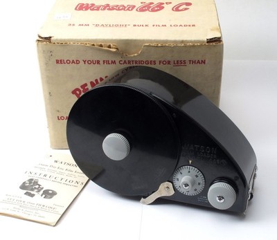 Watson ''66'' 35mm Bulk Film Loader Model + instructions, MINT- in Original Box!