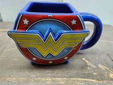 Wonder Woman Superhero 20oz Ceramic Mug Blue DC Comics CAM-2 