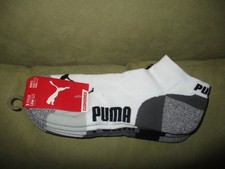 Puma Low Cut Cushioned Mens Socks 3 Pair NEW