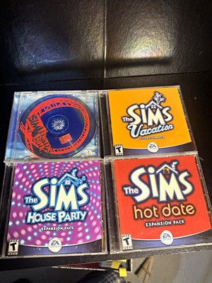 EA Games The Sims PC Lot: House Party Hot Date Vacation, SimCity 4