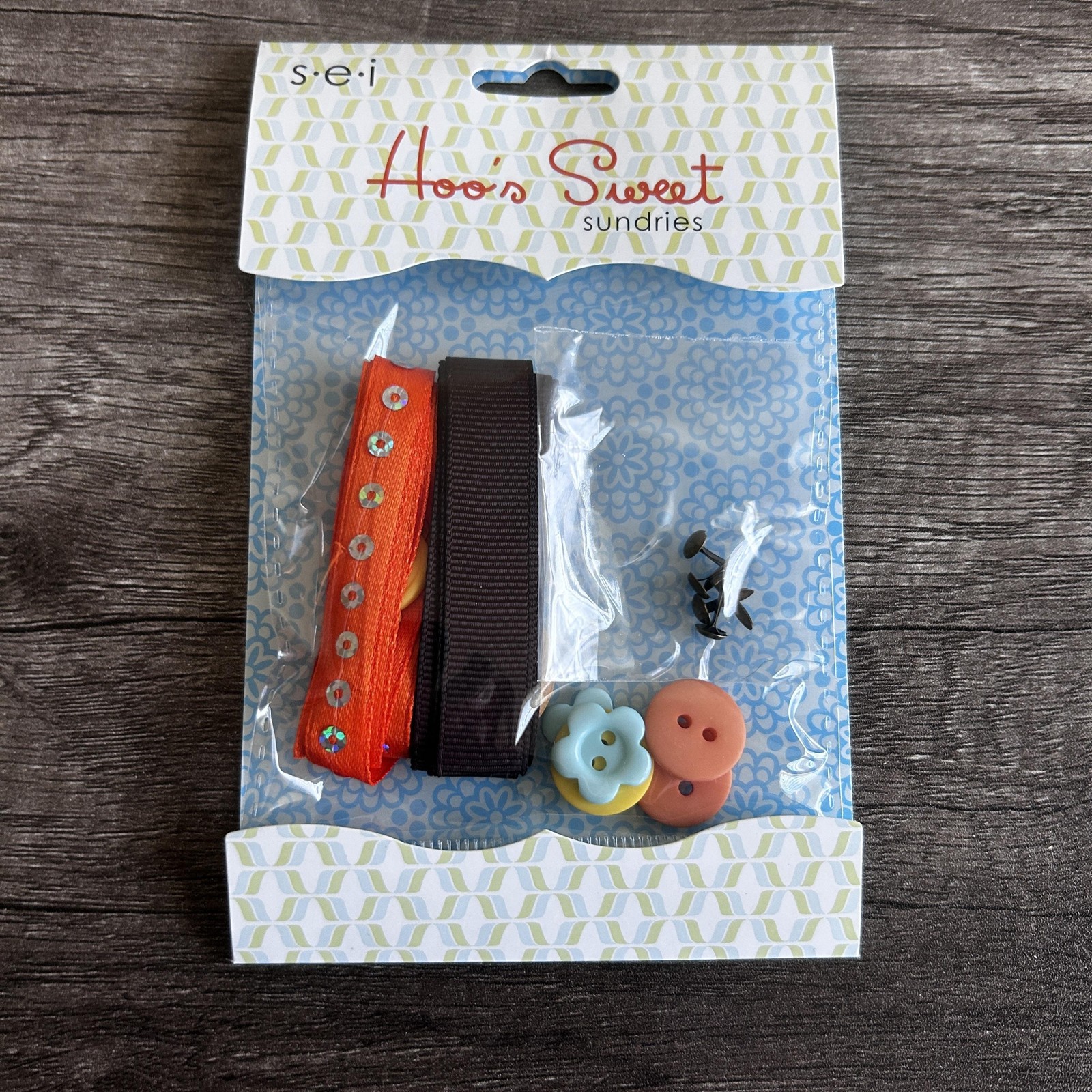 SEI Hoo's Sweet Owl Scrapbooking Kit 4x6 Album Stickers Paper Craft Set New