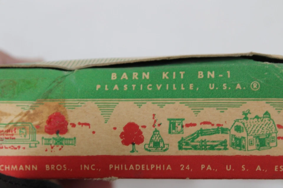 NICE! Vintage Bachmann Plasticville USA Barn Building Kit BN-1 FREE SHIPPING! - Image 3 of 3