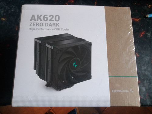 DeepCool AK620 Zero Dark, Dual-tower Heatsink , 260w TDP,  2x120mm CPU Fan Black