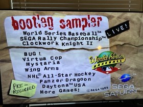 Sega Saturn+Action Replay 4M+4 Games+2 Controllers+Power +A/V Cables All TESTED!