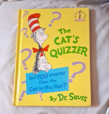 Dr. Seuss The Cat's Quizzer: Are You Smarter Than the Cat in the Hat? HC 1976