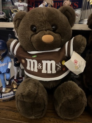 Heartline 15   Chocolate Chums M&M s Plush Bear Original Tags Teddy Bear