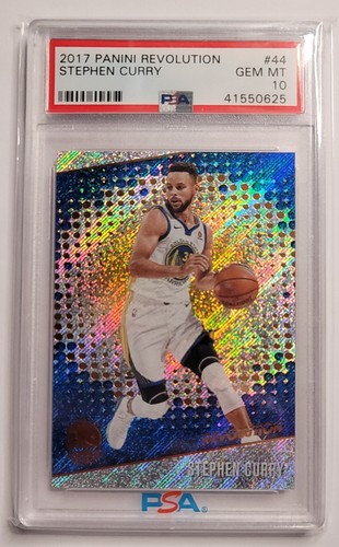 2017-18 Panini Revolution Stephen Curry #44 PSA 10 Gem Mint Warriors HOF