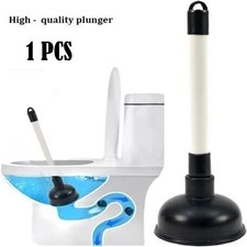 Rubber Toilet Plunger Handle Sink Bathroom Kitchen 4inch Drain Cleaner Unblocker