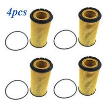 4pack For Bentley Continental GT Coupe GTC Flying Spur W12 OIL FILTER 07C115562E