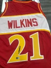 Dominique Wilkins Signed Jersey Autograph Auto Beckett BAS NBA Basketball Hawks