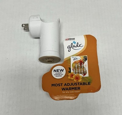 SC Johnson Glade Plug-In Scented Oil Warmers White With Golden Brown Top Qty 2