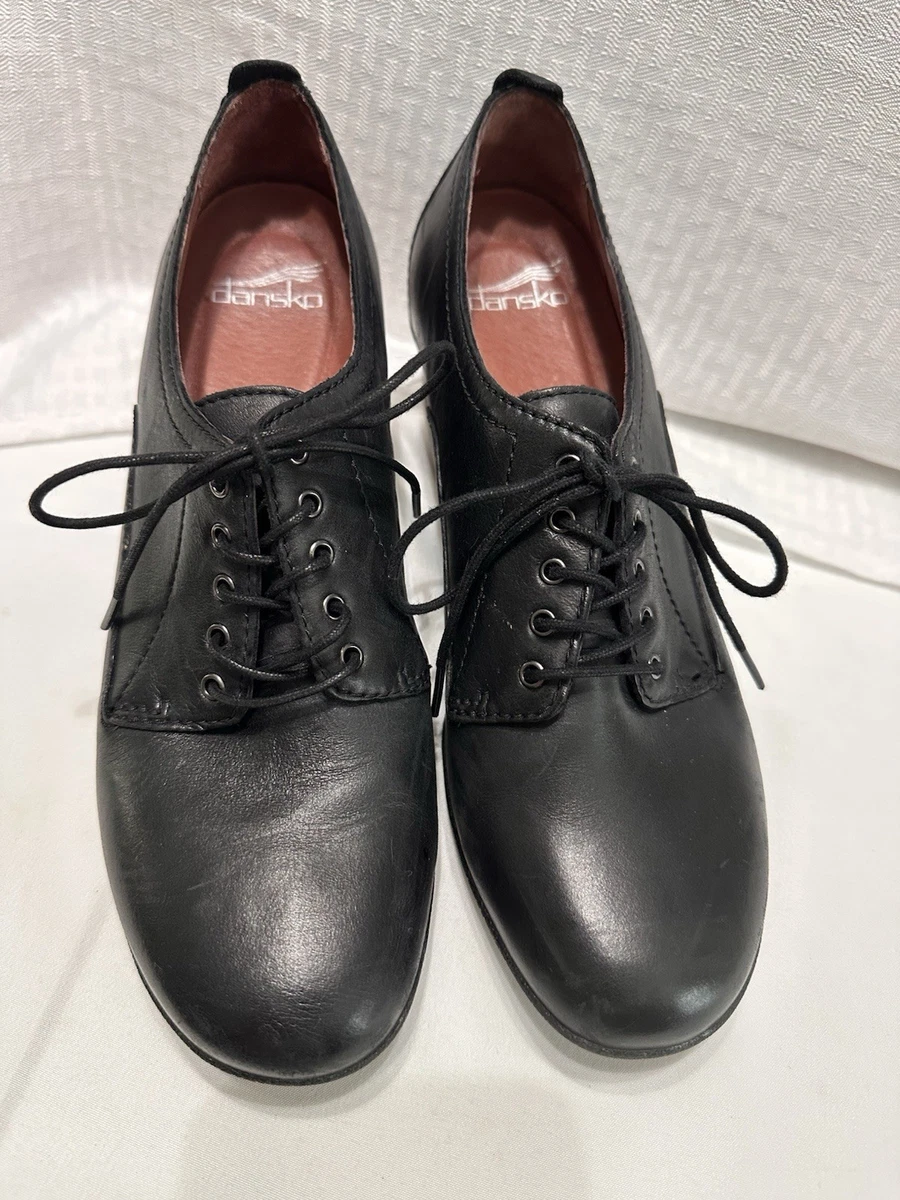Dansko Pennie Women\'s Sz 7.5/38  Black Leather Lace-Up Dress Shoes Dansko Danica Waterproof Penny Loafer Pump (Women) | Nordstrom main image 3
