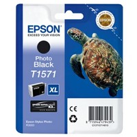 Original Epson T1571 C13T15714010 Tinte Photo Schwarz