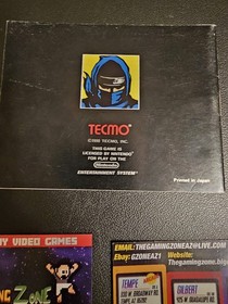Ninja Gaiden 2 Nintendo Nes Manual ONLY. NO GAME