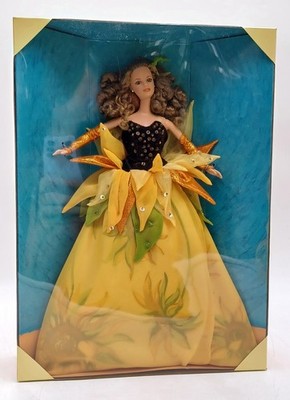 1998 Sunflower Barbie Puppe / Inspired by Vincent Van Gogh / Mattel 19366, NrfB