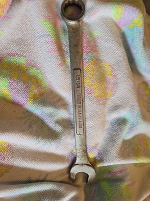 #ad Craftsman 15 16quot; Combination Wrench 12 Point VV Series 44704 Made in USA $18.00