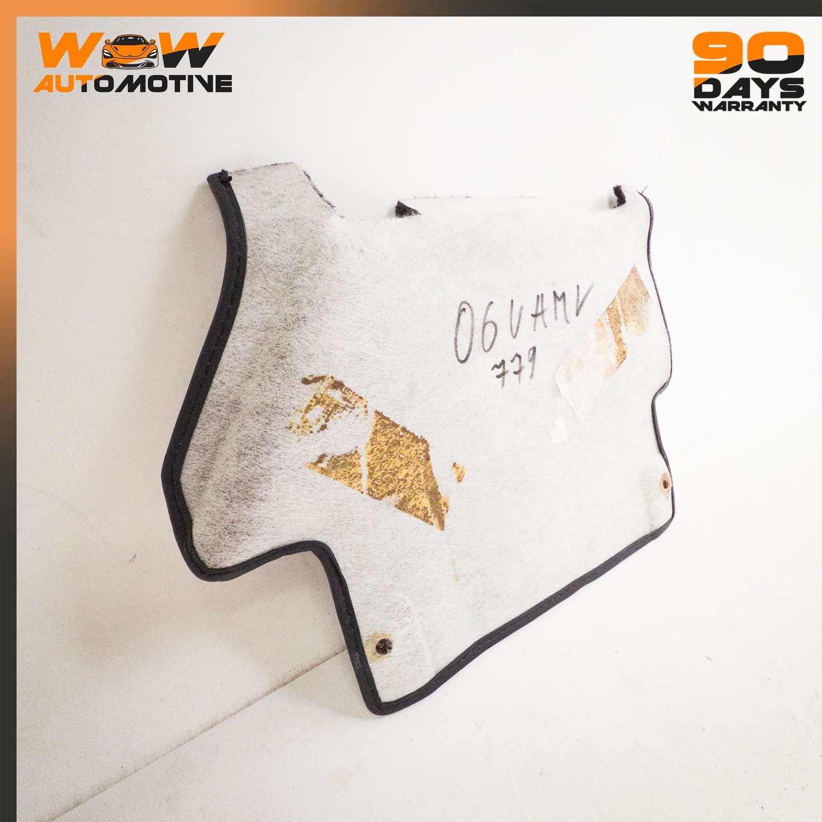 06-16 ASTON MARTIN V8 VANTAGE REAR RIGHT FLOOR CARPET LINER COVER MAT OEM