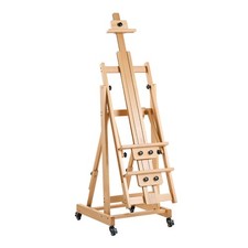 Uimoso Studio H-Frame Easel for Art Projects, Holds 1-2 Canvases up to 78.74"