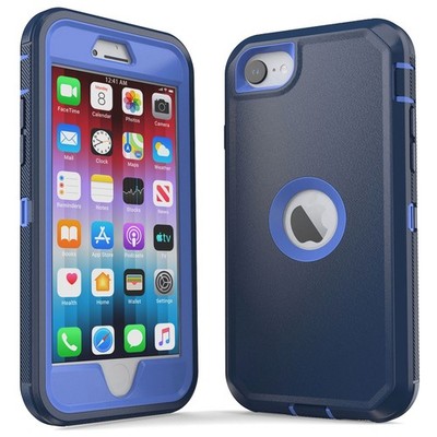Blue For Apple iPhone SE 2022 3rd Gen 2nd 2020 Heavy Duty Case Shockproof Cover