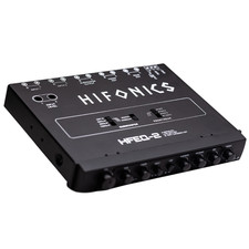 Hifonics HFEQ-2 1/2-DIN 4-Band Pre-Amp Equalizer w/ Front/Rear Active Crossover