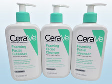 CERAVE FOAMING FACIAL CLEANSER FOR NORMAL TO OILY SKIN 12 OZ 3PCS