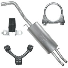 Endschalldämpfer Auspuff Endtopf Seat Toledo 2 II 1M 98-05 2.3 VR5